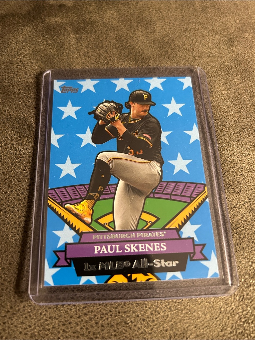 Paul Skenes 2025 Topps Archives All-Star #07AS-25 Pittsburgh Pirates